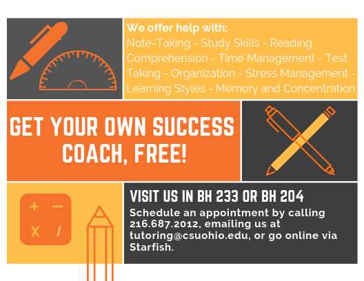 CSUTASC's tweet image. Success Coaches are non-subject specific academic supports here to supplement your study routines with advice for improving your learning lifestyle. They help you through one on one sessions covering topics like test anxiety, study skills, time management, and much more!!