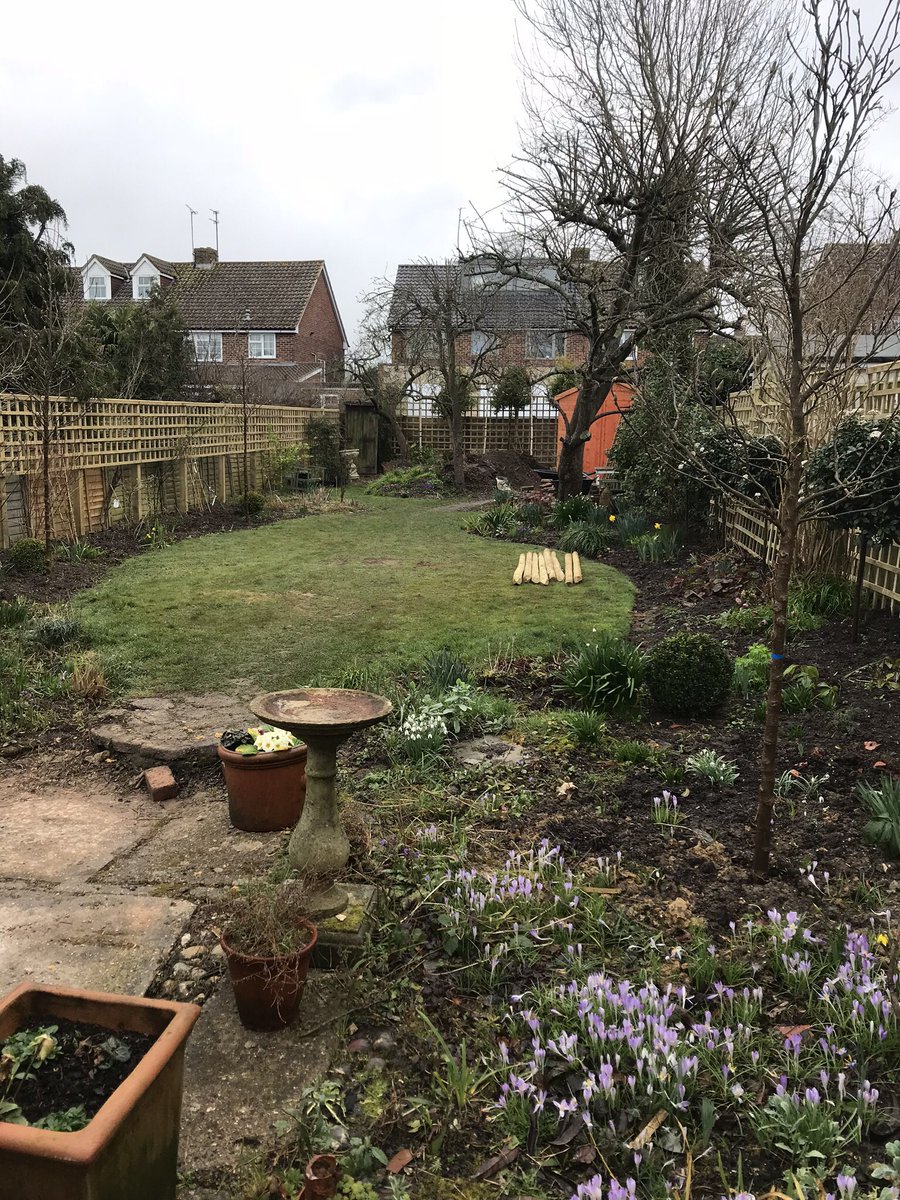 BuckinghamsLand's tweet image. Time to turn picture 1, into picture 2. We started this exciting project today and looking forward the outcome. Another great design by The Lovely Garden #hardlandscaping #hardlandscapingdesign #patios #paving #waterfeatures #paths #turfing
