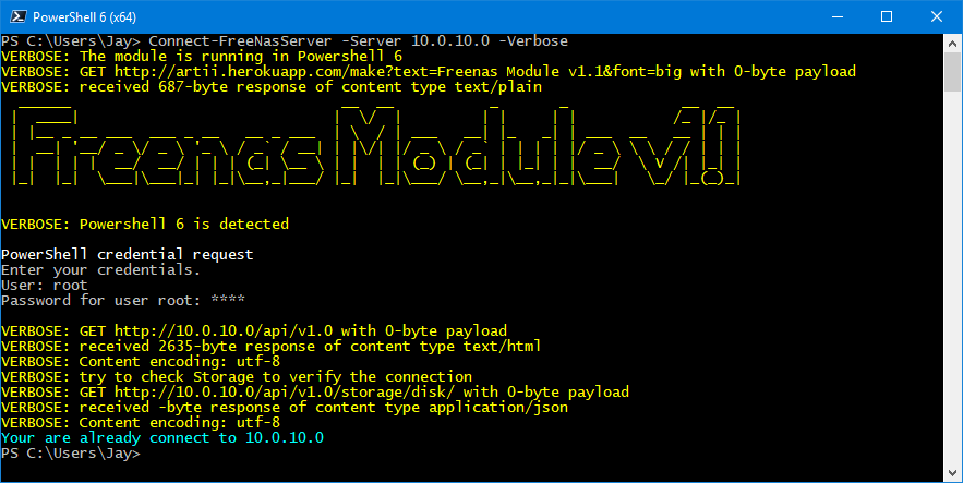 JM2K69's tweet image. Some News #FreeNAS #PowerShell #PowershellCore It works great with Get-Credential 😃👌👇