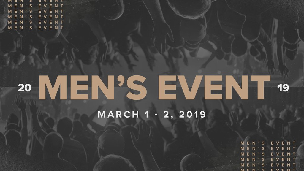 TOMORROW IT BEGINS - MEN'S EVENT 2019!
Join us March 1st and 2nd for a jam-packed weekend full of worship, teaching, and fun!
_
To register, visit cityfirst.church/mensevent!