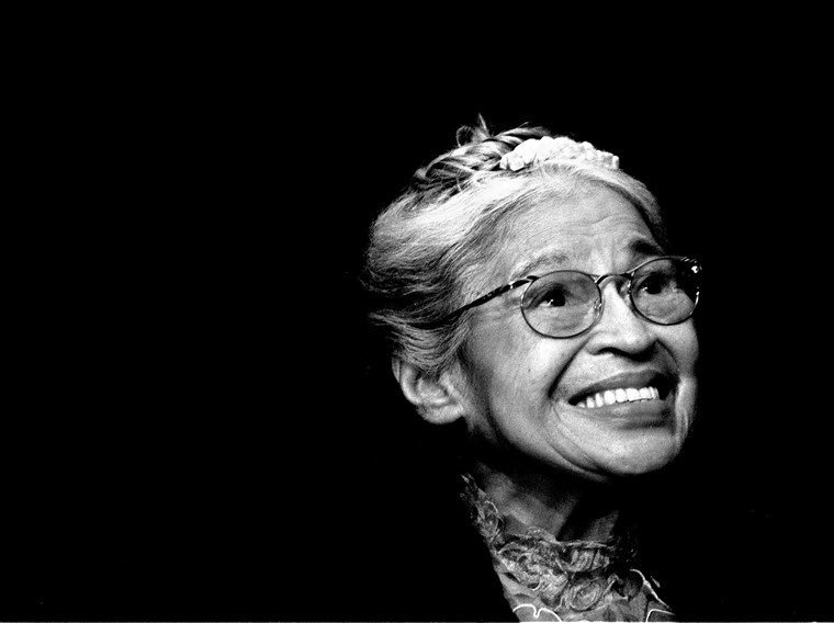 sfasu_prssa's tweet photo. Rosa Parks was a civil rights activist who refused to give up her seat on a segregated bus in Alabama in 1955. This lead to the Montgomery Bus Boycott and sparked efforts to end racial segregation. #ThrowbackThursday #BatemanCompetition https://t.co/3NkZwdLyxG