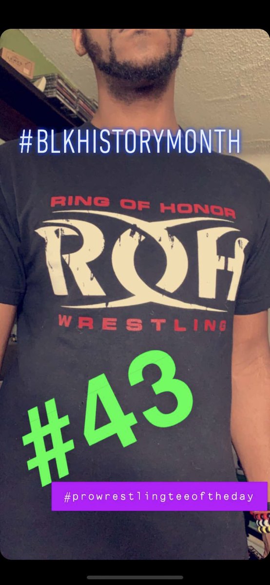 LarryL3g3nd3's tweet image. Everyday on @Snapchat i’m givin’ you another #ProWrestlingTeeOfTheDay...i started this on January 4th 2019. Im a little behind on the  re-shares but PLEASE #addmeonsnap to see all of the #PWTEE glory! snapchat.com/add/blklkp #blackhistorymonth #ROH #tbt #ThrowbackThursday
