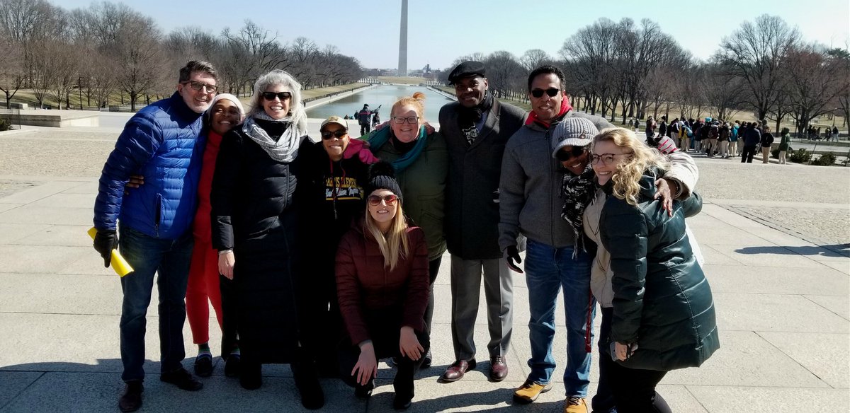 JLeakBowers's tweet photo. Today @DrCalvinRHooks @CWHarrisES @SWSatgoding @HydeAddisonES @StuartHobsonMS excersized the spirit of generosity &amp; collaboration to provide an opportunity for students to present at the Lincoln Memorial honoring BHM. Thanks to Amy Wertheimer for starting this at Kimball in 2003. https://t.co/CtEafwCNJg