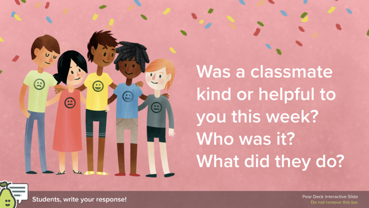 MrsMollyLarson's tweet photo. Check out @PearDeck's new AWESOME slide templates for SEL, Math, and student celebrations. Thanks, @MrsWilsonNV for #SharingThePear.  #FutureReady204

SEL: https://t.co/S9gR1Cwkbg
Math: https://t.co/mG2zBzXrDb
Student Celebrations: https://t.co/NfLwazYhtT https://t.co/ggYXrJf7nW
