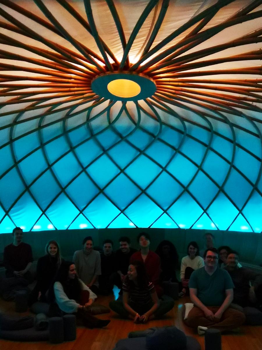 VVIdeas's tweet photo. We had our first wellness event at @inscapelife's beautiful meditation studio! Not easy to be still in NYC, but we did our best (and then went to happy hour after). https://t.co/7R41ndL0b3