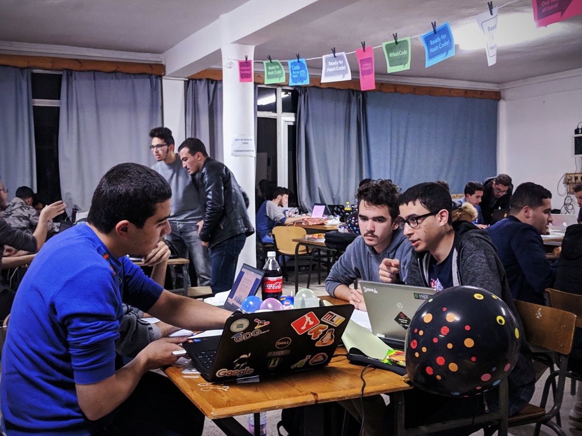 GDG_Algiers's tweet image. Teams in our hub are ON FIREE 🔥 #HashCodeGDGAlgiersHub
#Hashcode2019 #HashCode #Google #GDGAlgiers #GDG