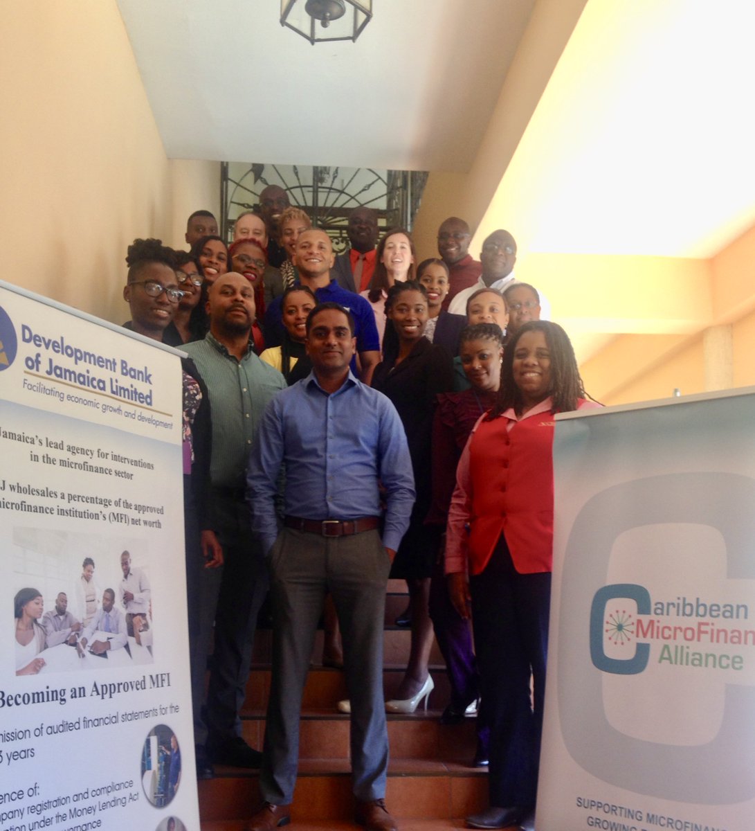 CMFA_Sec's tweet photo. Thank you, #Jamaica (and distinguished guests from the #BritishVirginIslands) for participating in our 2nd training!

#microfinance
#fintech 
#smallbusiness
#impactinvesting
#finance
#financialservices
#leadership https://t.co/KZUd33xVpj