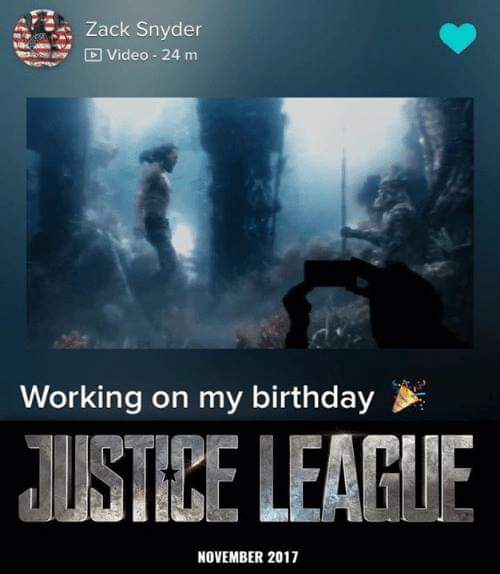 Remember guys when @ posted this?
Happy Birthday Zack Snyder. I ZS 
