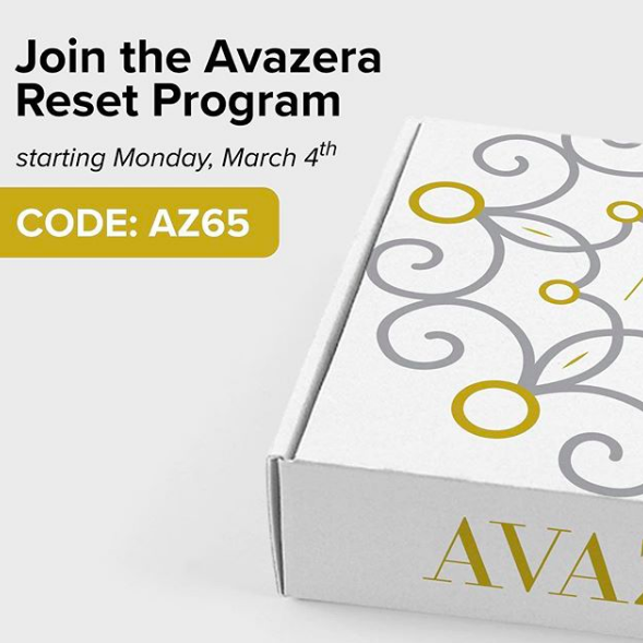 avazera's tweet photo. Start together, finish together. Join the Avazera Reset Program from March 4th - 11th! Use CODE: AZ65 to receive 65% OFF + FREE shipping for your Avazera Reset Kit 👉🏻 https://t.co/hDxvV5A76E https://t.co/TCRgaA74Et