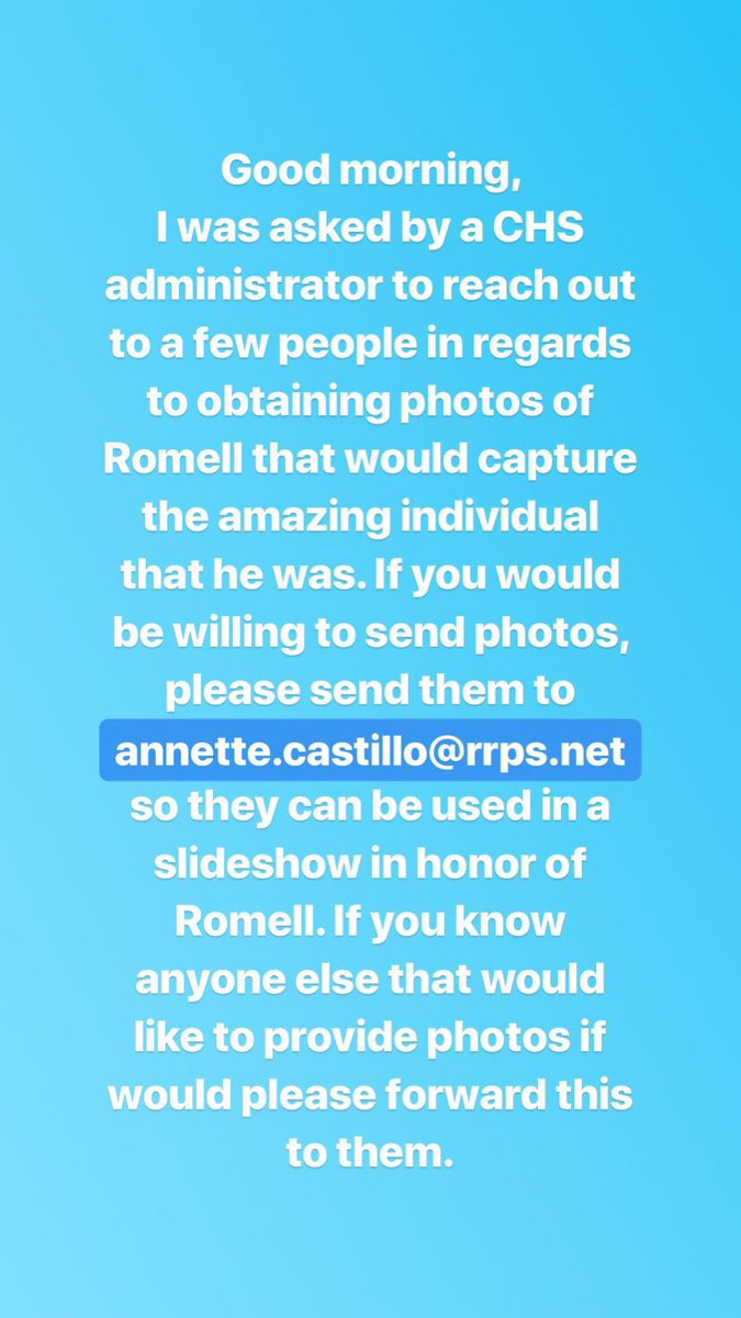 johaaanaaa_'s tweet image. Can y’all help me share this please. If anyone has pictures of Romell please send them to this email 💛 Also, his sister Kacie has posted the info for his service this weekend. Thank you 🙏🏽 #RLJ 👼🏾♥️