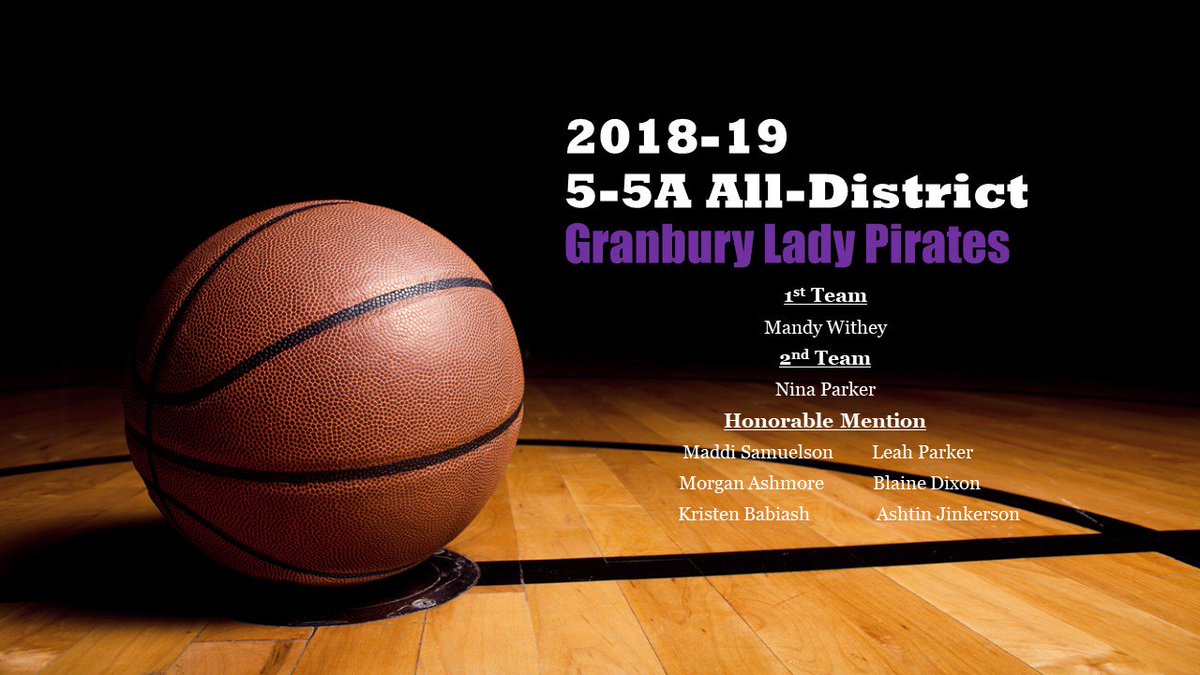 Congratulations to these Lady Pirates recently named to the 5-5A All-District Basketball Team for 2018-19.