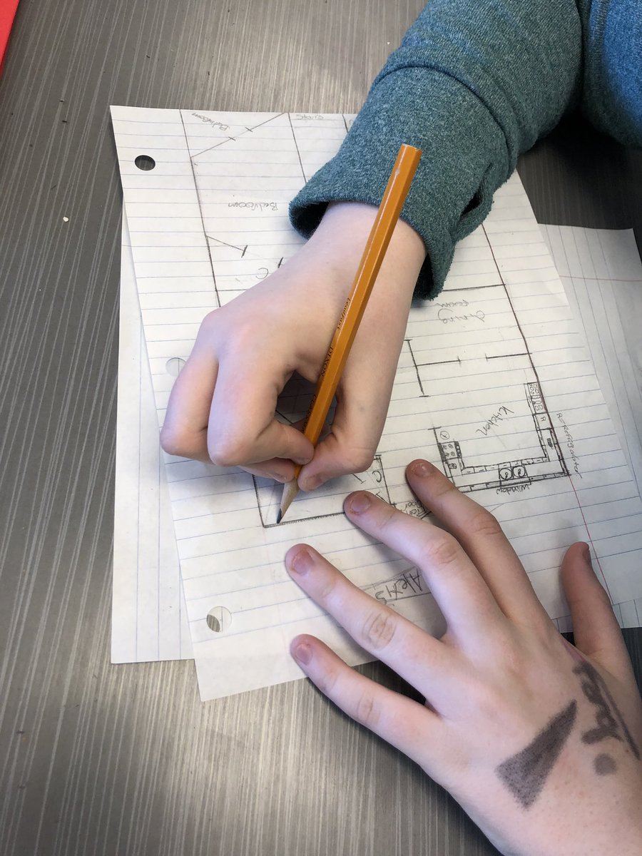MrsBraunDDSB's tweet photo. Grade 6 students continue to build the drafts of their homes and are beginning to look at calculating the area and perimeter! @DrCFCannonPS #engagementinmath https://t.co/bTrY6yNh3h