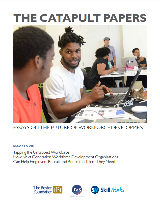 With the publication of 'Tapping the Untapped Workforce,' all four installments of the #Catapult Papers series on the future of #workforce development are now available! Find them here >> tbf.org/catapult and RSVP for our March 7th event! #wkdev #NextGenWorkforce