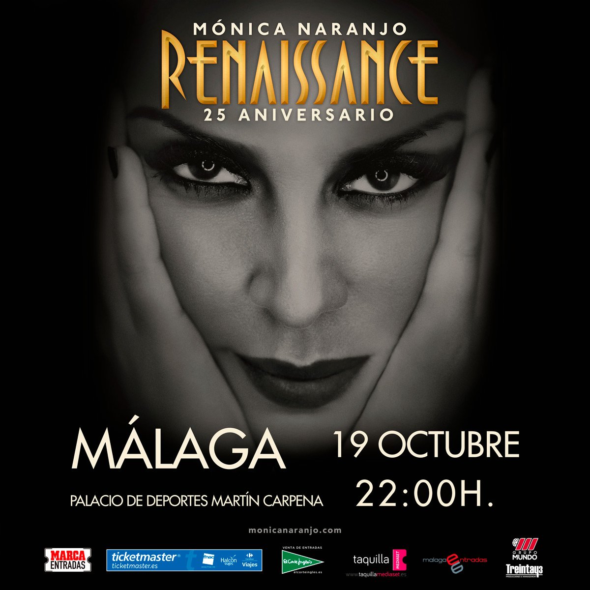 Grupo Mundo On Twitter Entradas Para Mónica Naranjo Renaissance Ya A La Venta En Malagaentradas Ticketmaster El Corte Inglés Marca Entradas Y Taquilla Mediaset Https T Co Ilki8hbsjs Https T Co Olunfcvhqw