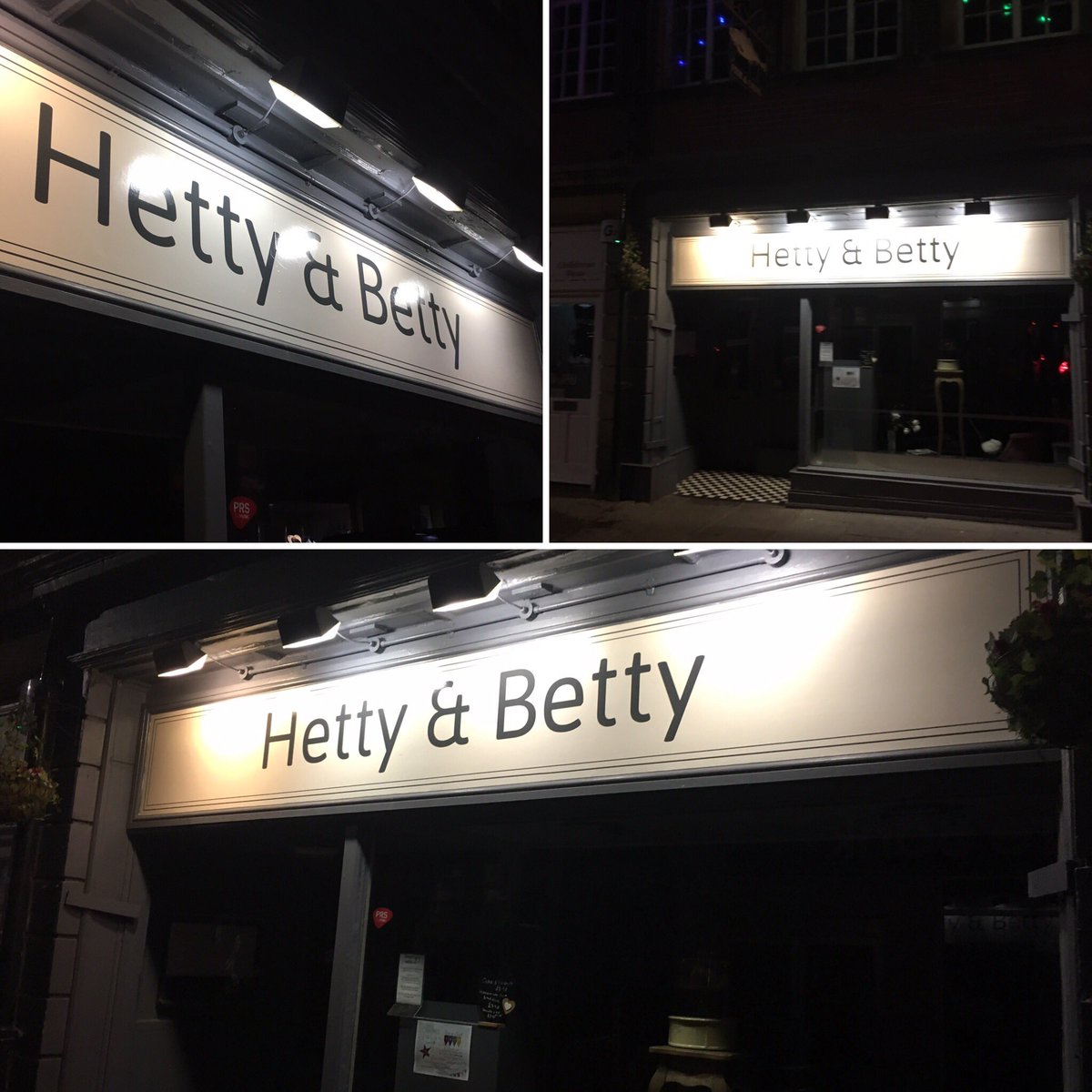 vinylsignwhitby's tweet photo. A touch of vinyl lettering added to #hettyandbetty #shopfascia #vinylsigns #shopfrontsignage #vinyllettering @rolanddguk @Metamarkuk https://t.co/HAS0pI9C2Z