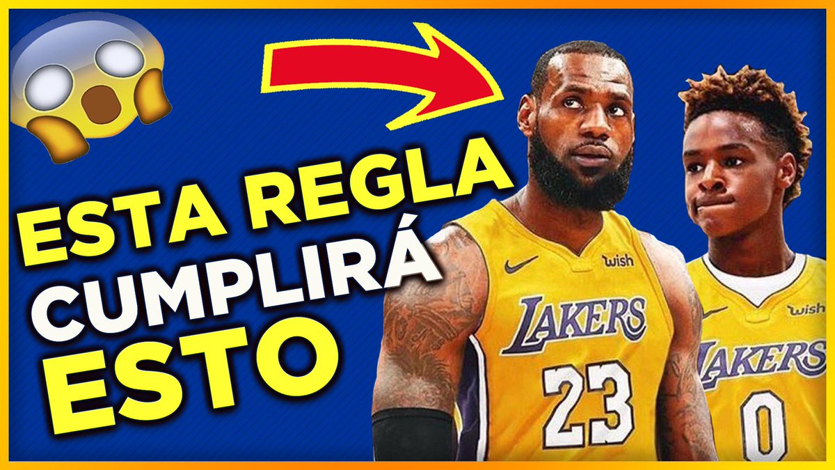 LakersEnEspanol's tweet image. Esta regla de la NBA podria tener a LeBron James y Bronny James en el mismo equipo | NBA En Español
youtu.be/xS1wDGmE0ZM #LakeShow #LakersNation #lLakers #NBA #NBAEspañol #LebronJames #LonzoBall #BrandonIngram #KyleKuzma #LosLakers #AnthonyDavis #BronnyJames