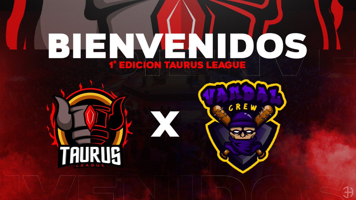 🆕 PRESENTACION:

Estos Vándalos provenientes de Perú buscarán ser los mejores de la competencia.

Bienvenidos <a href="/VandalCrewGG/">Vandal Crew</a> a nuestra primera edición.

#TaurusLeague