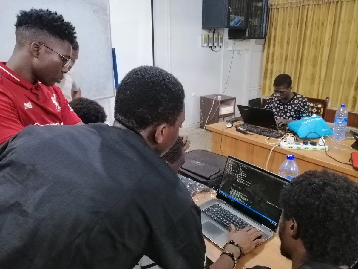 davidasem_'s tweet image. My DSC members cracking it out at #hashcode2019
#DSCKNUST #DSCSSA #DSCGhana
@solomonawosupin @EricaKHanson @Olaiw0la @awintiti @akshay81844 @tanvibhakta_