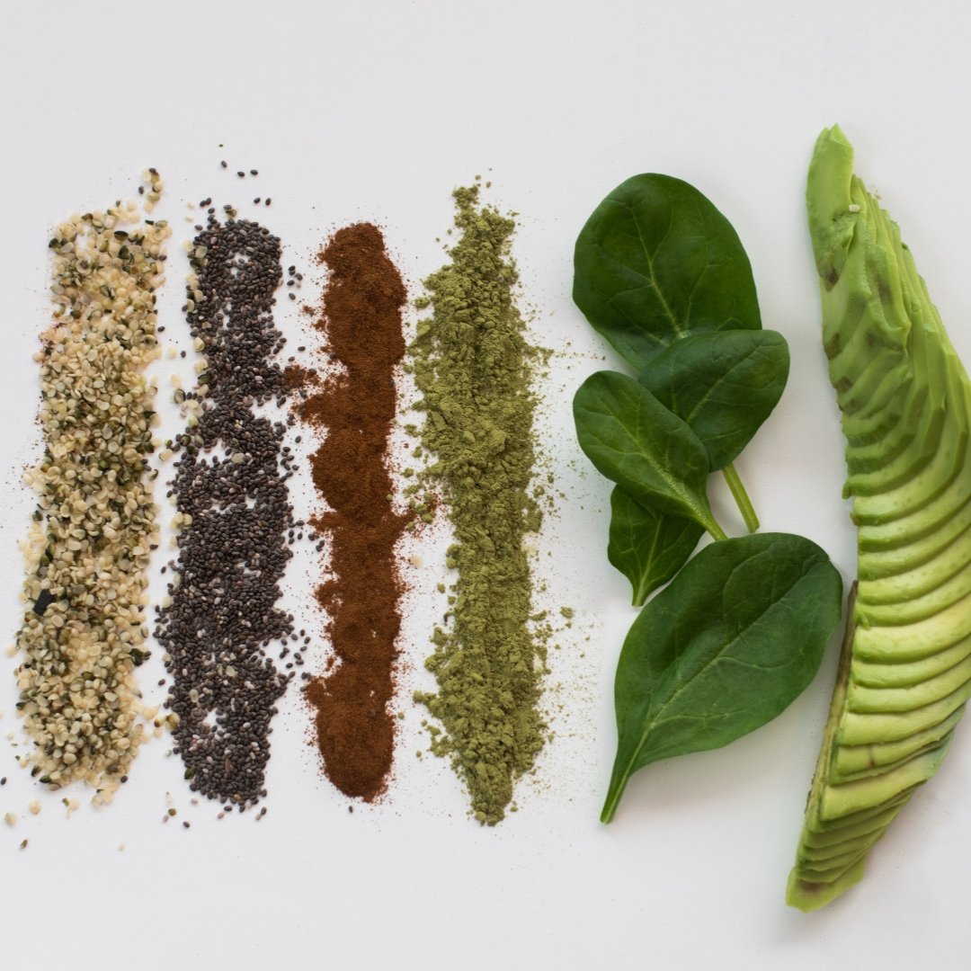 SNEAK PEAK at the ingredients in our new smoothie of the month, available starting tomorrow! Can you guess what's inside?