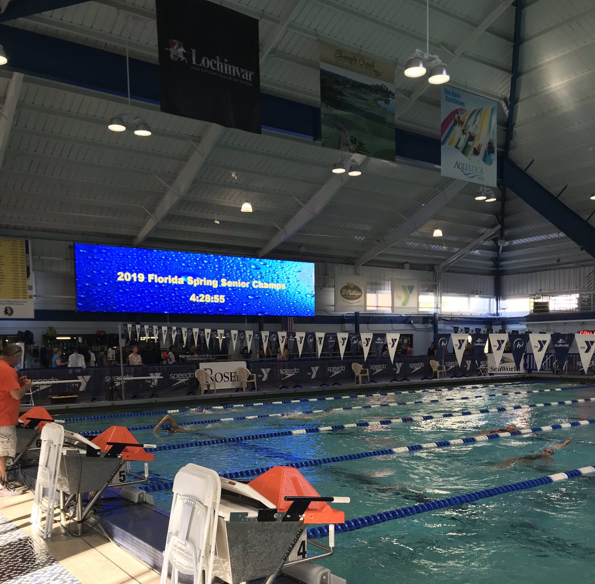 JCLALoggerhead's tweet photo. Spring 2019 Florida Swimming Sr Champs start this evening! Go LA! https://t.co/ScjvJbL42g