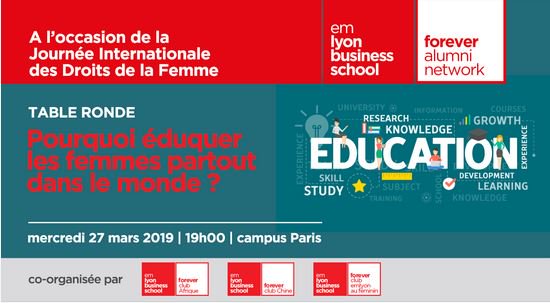 emlyonaufeminin's tweet photo. [A Paris] le 27 mars, nous nous associons avec les clubs Afrique et Chine d'@EMLYONFOREVER pour une conférence dédiée à l'éduction des femmes dans le monde: https://t.co/VuYaAO4nLs https://t.co/pNCInRCrTq