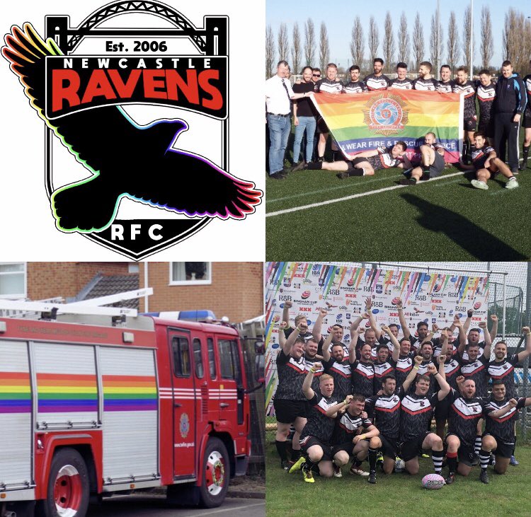 TWFRSLGBT's tweet photo. As LGBT+ history month comes to a close, heres just a snippet of some of the events we’ve been involved in. Now to start planning Newcastle and Sunderland Pride 2019 🤪 🏳️🌈 🔥 🚒 #PrideSeason #YourFireService #Newcastle #Sunderland #inclusivity #999Fire https://t.co/cRCRXXez5h