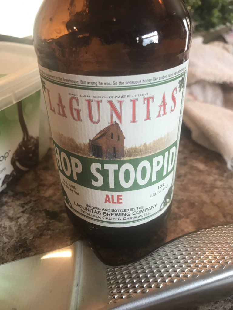 SmokinHobos's tweet photo. @YandTRocks.  @cavvie5150 Jamming in th kitchen with some old friends and @lagunitasbeer HOP STOOPID!! https://t.co/qmS0jbQlyc https://t.co/7dJfKAYkx1