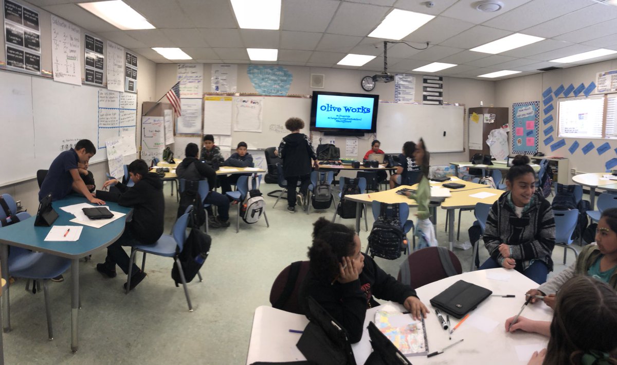 trentmatthiesen's tweet photo. Awesome seeing ss at work in the #OliveWorks club @JoseLGarcia_88 is running. #designthinking #authenticproblemsolving #olivepride https://t.co/avj8TfS5QY