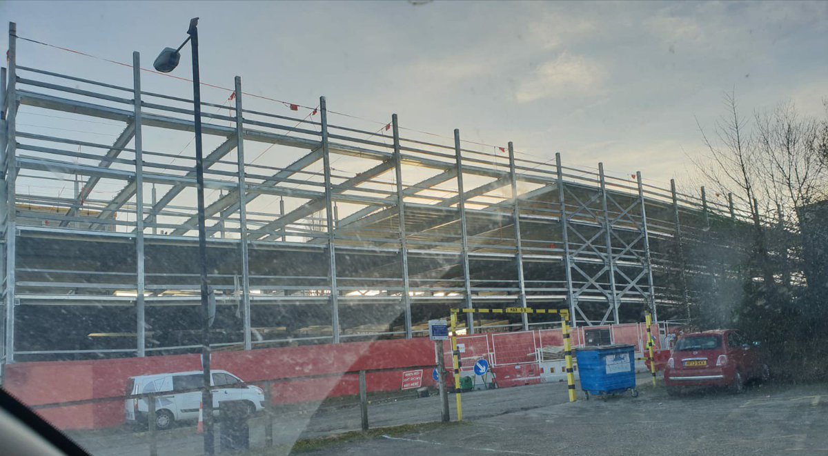 CodeckLtd's tweet image. Chesterfield car park nears completion
