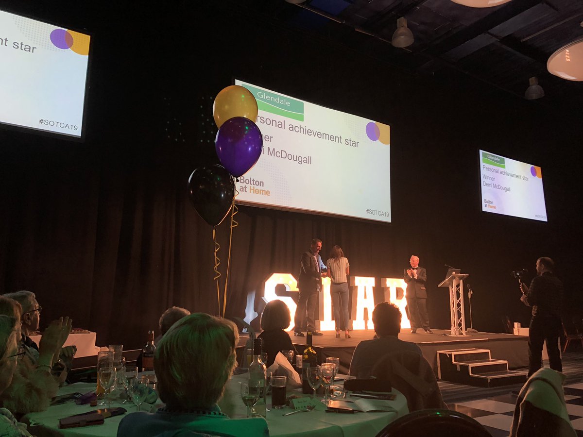 Go Demi! Won the Personal Achievement star! Fantastic work by Glendale and @nikilianne