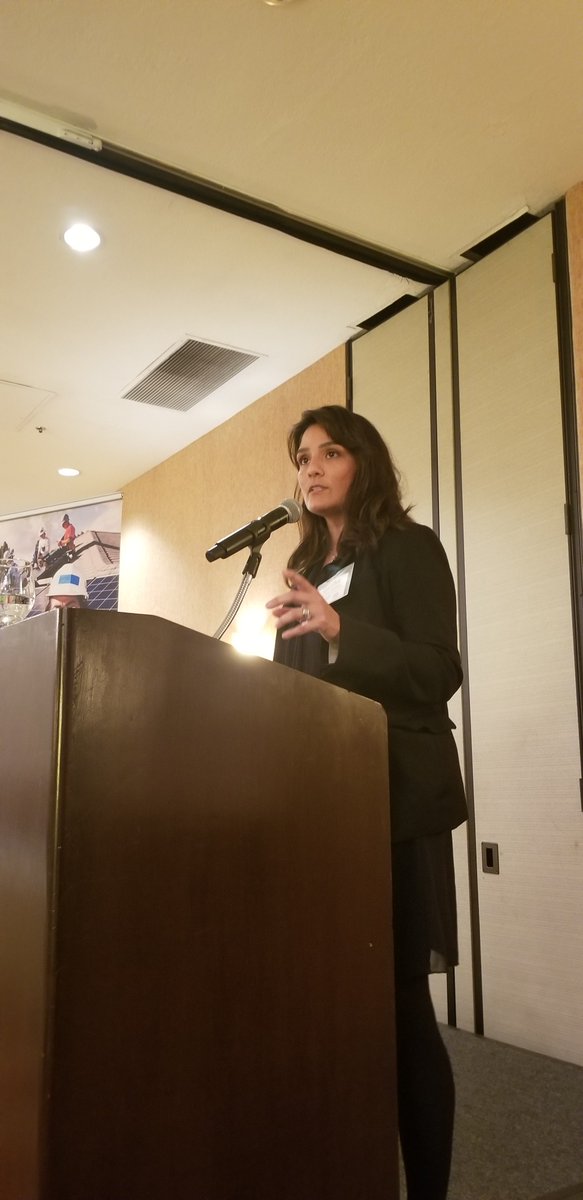 GRID_GLA's tweet image. "Last year was an interesting year for NEM because it was the first year we saw a net decrease in installations in IOUs." @GuzmanAcevesPUC at #LEEPS in Long Beach. #LBC #sharedsolar #solar