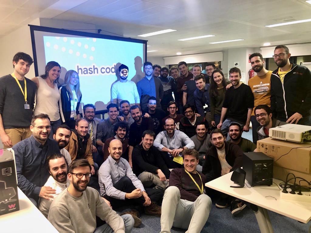 NTTDataSpain's tweet image. Finished!
Enhorabuena a todos los participantes del #HashCode2019 ¡Habéis hecho un gran trabajo! ¿Cómo habéis quedado?
Aquí están algunos de los #hashcoders que han afrontado el reto en las oficinas de everis. ¡Muchas gracias a todos!
#HashCodeateveris