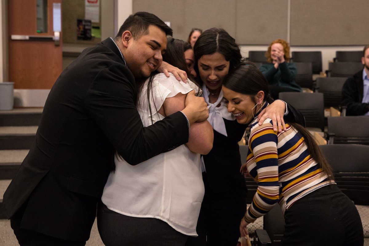 TTU_CoMC's tweet photo. Congratulations to #MyCoMC students, Sarah Armstrong, Tiffany Fernandez, Maria Gonzales and Marco Rodriguez for winning the 2019 PR Showdown! 🙌🏆#PRShowdown https://t.co/DIYrlz1OGf