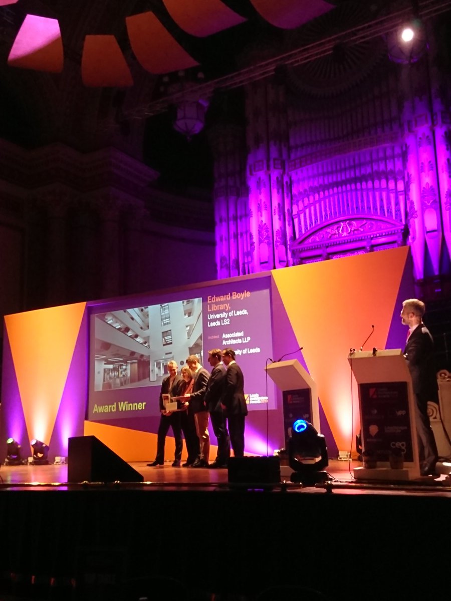 Now onto the Conserved Building category, sponsored by CEG.

And the winner is... Edward Boyle Library, designed by Associated Architects LLP.

Well done!

#LAA2019