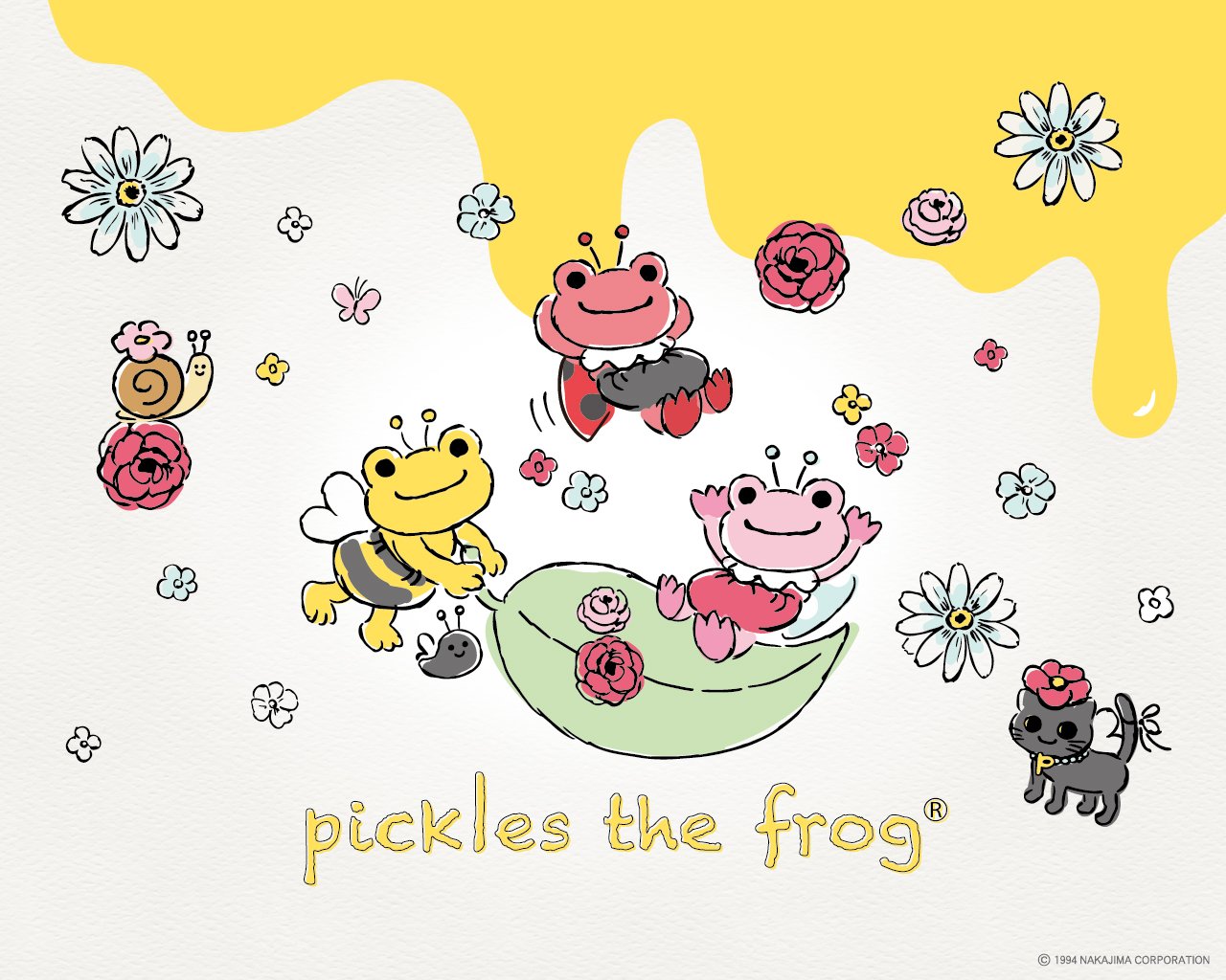 Pickles The Frog News かえるのピクルスnews Hpダウンロード更新しました かえるのピクルス Picklesthefrog 3月 春 3月の壁紙は春の虫に変身したピクルスたちのイラストです ブックカバー カレンダー スマートフォン用壁紙もありますので