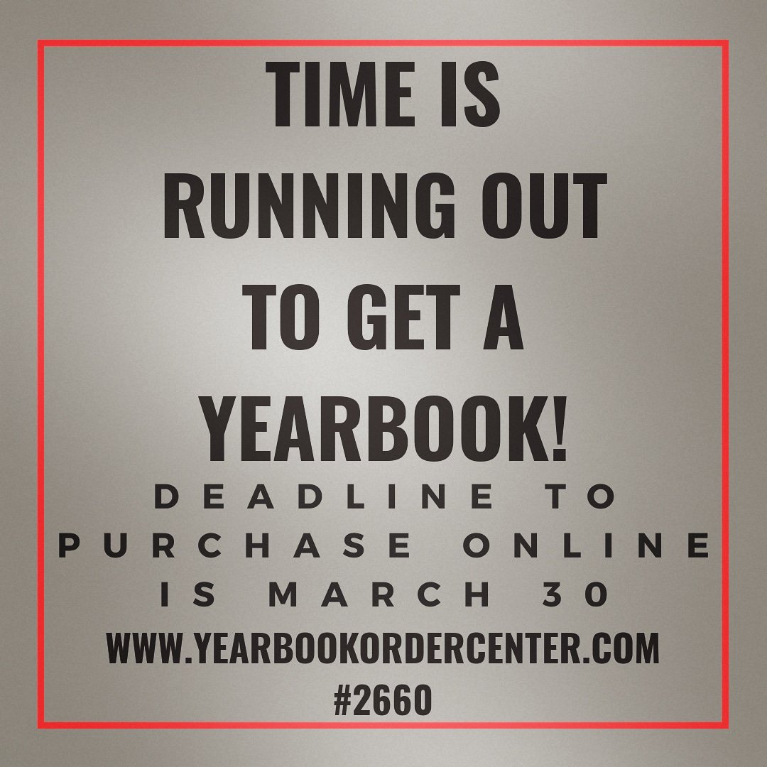 ephsybk's tweet image. Yearbook deadline is March 30! Don't miss out! #oneraider #eastpaulding #ephsybk #beincredible