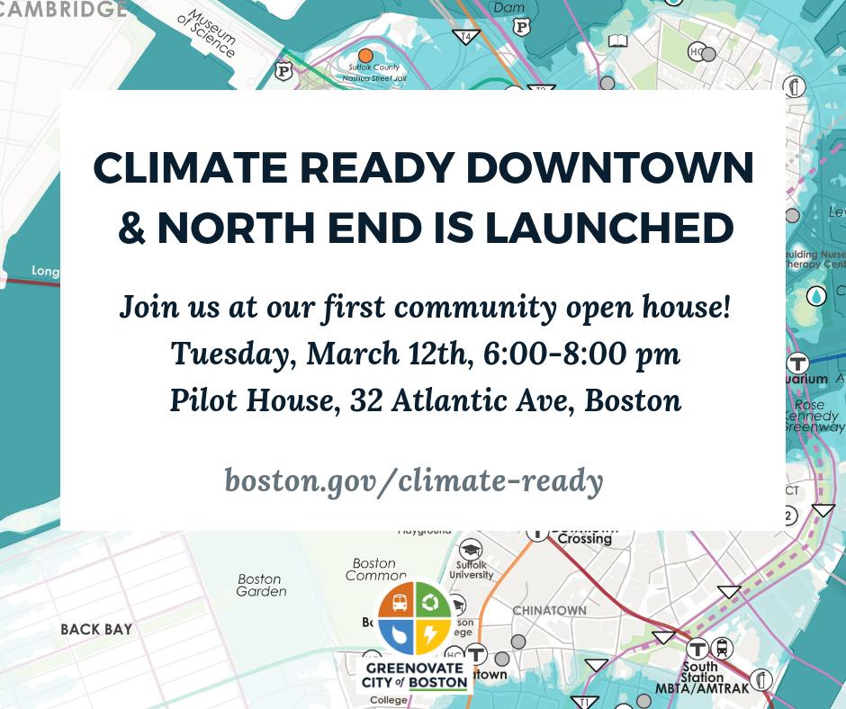 Imagine Boston (@imaginebos) on Twitter photo #climatereadybos is heading downtown-- Join us for the kickoff open house on 3/12 from 6-8pm at the Pilot House!
@GreenovateBos <a href="/CityOfBoston/">City of Boston</a> #ImagineBos #climatereadybos is heading downtown-- Join us for the kickoff open house on 3/12 from 6-8pm at the Pilot House!
@GreenovateBos <a href="/CityOfBoston/">City of Boston</a> #ImagineBos