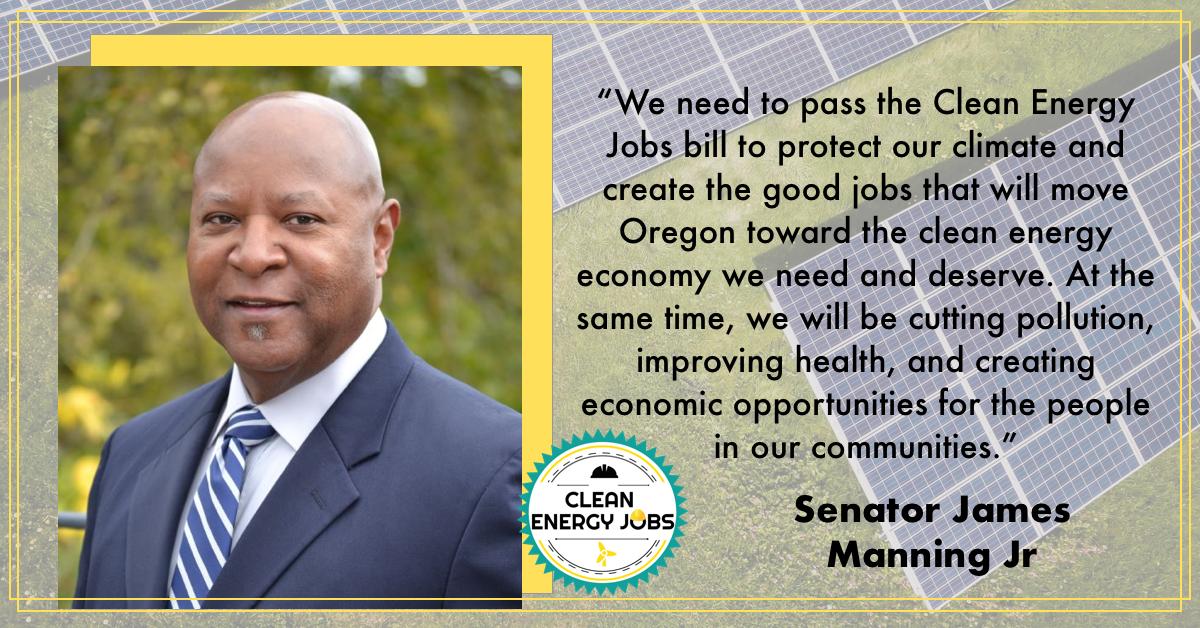 BuildResilient_'s tweet photo. Senator @manningstl supports #CleanEnergyJobs for a strong economy and healthier communities. We thank you! #orleg #orpol https://t.co/KY9MdTmWYy