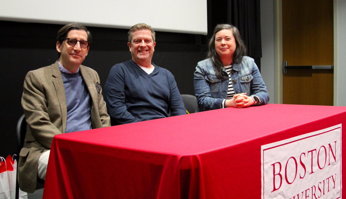 Great #BUinLA panel last night with <a href="/COMatBU/">College of Communication, Boston University</a> <a href="/bualumni/">Boston University Alumni Association</a> Al Uzielli (<a href="/Ford/">Ford Motor Company</a> Global Brand Entertainment) and Nicole Tiesma (<a href="/ParamountPics/">Paramount Pictures</a>) discussing entertainment marketing and brand integrations with our friend Stephen Earley (@Promax_Global)!