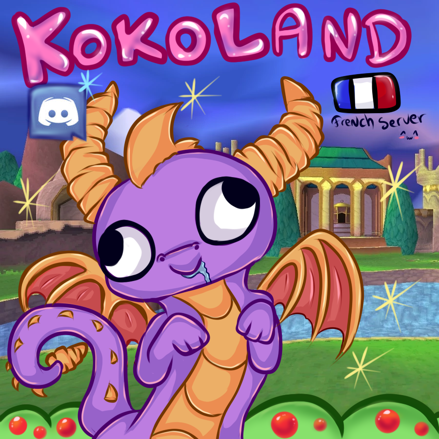 KokolandDiscord's tweet photo. Kokoland a enfin son twitter ! \o/ Pour les petits curieux qui voudraient nous rejoindre petit lien ici : https://t.co/qVs9rfOKMg #discord #discordFR #france #spyro https://t.co/wuZvRdngQl