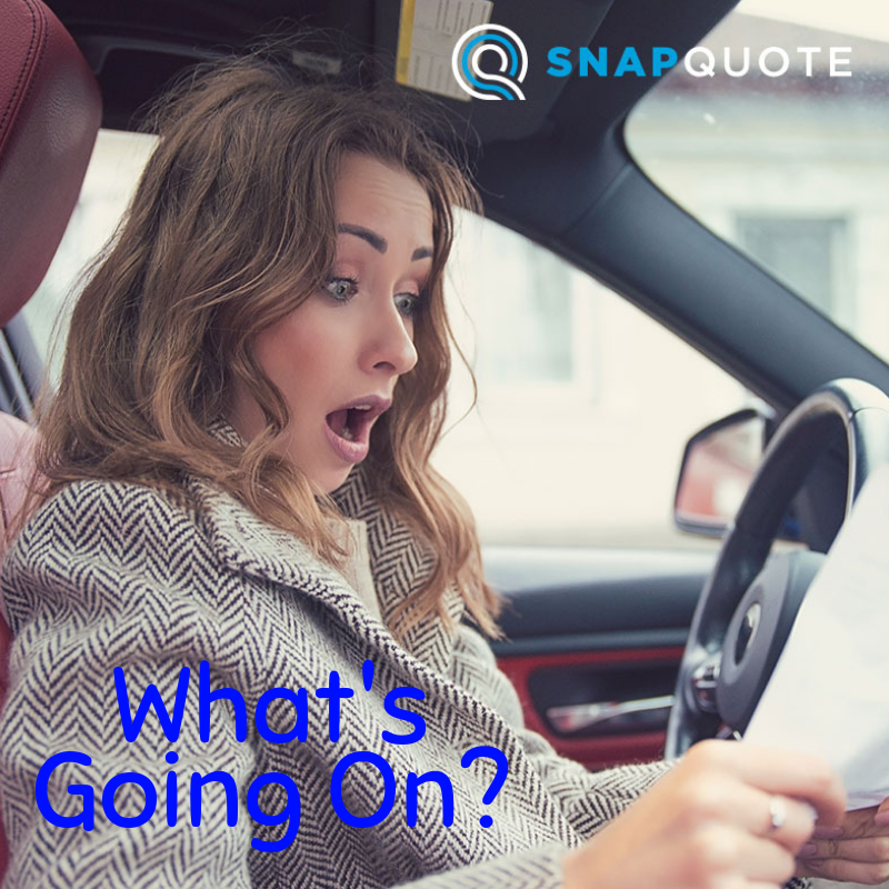 SnapQuoteIns's tweet image. What's Going On With Insurance Rates? #itsaSNAP #SnapQuoteIns ow.ly/8vMQ30nCAss