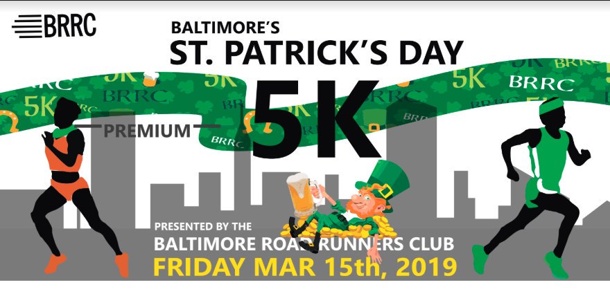 brrc's tweet image. Last day to sign up at early bird pricing for our St Paddy's Day 5k in Patterson Park! 
brrc.com/event/st-patri…