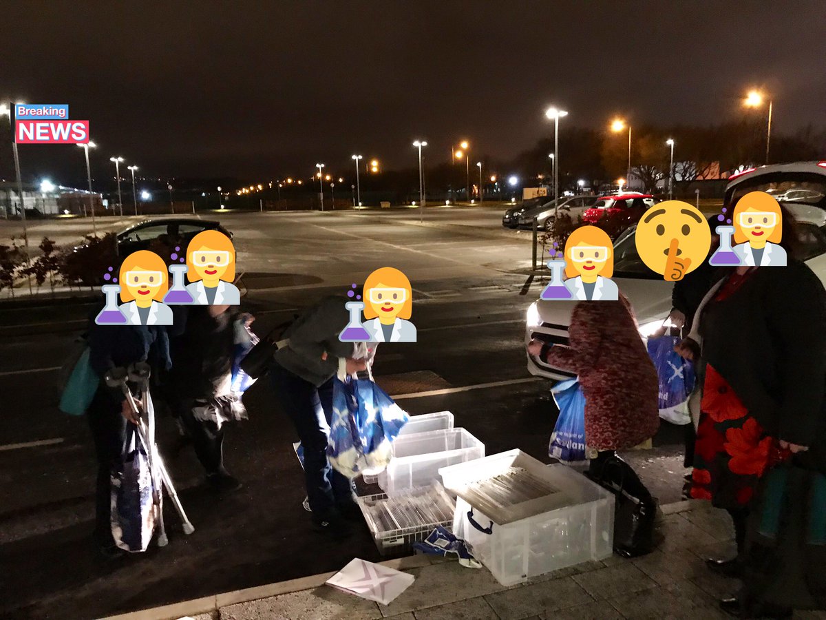 misterwardlaw's tweet photo. Informative evening with @ScotlandECs @DrStephenHendry and @sqanews finished off with a supermarket sweep style car park rendezvous @GHSGeekSquad vs @BraesChemistry #chemistry #teachers #freeglassware https://t.co/4lG0sDuzEu