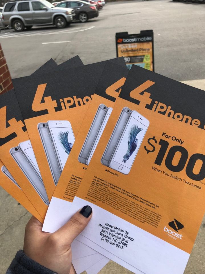 BoostPSG's tweet photo. Spreading the word in Wendell! 🤗

@spg_sandy https://t.co/kMlOPwfcFs