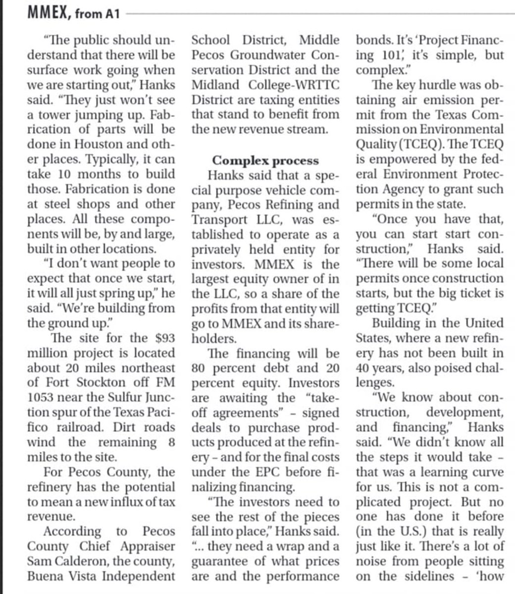 ChiStocks's tweet image. Interview with MMEX CEO Jack Hanks
by Steve Fountain @capHpro 
Pioneer Publisher @FSPioneer 



linkedin.com/in/steve-fount…

#WeLoveTrading #mmex $MMEX 🛢