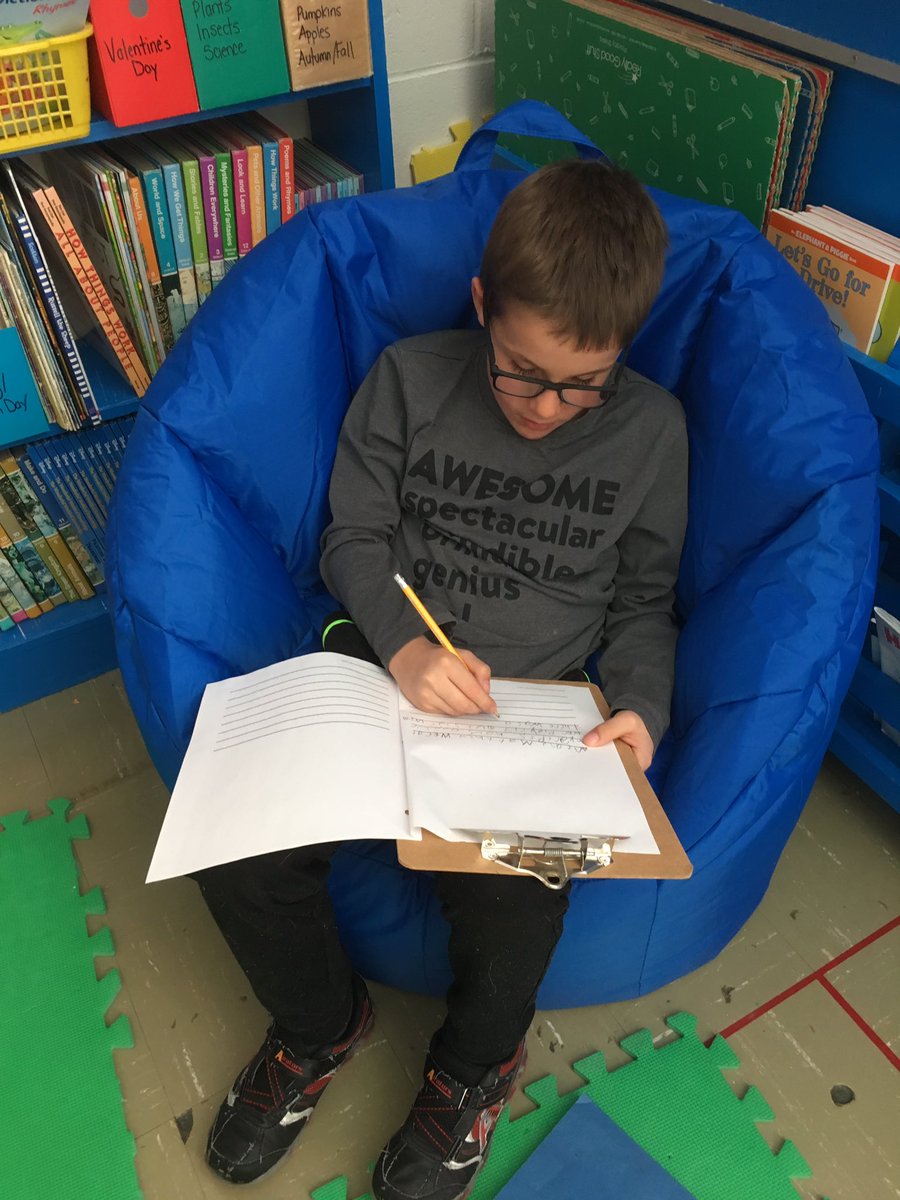 sjanedeLong's tweet photo. Students love flexible seating at BCS. After a very wintery week we read Blizzard. Students were inspired to share their own Blizzard stories and found a cozy spot to write their own experience of the wonder of a winter storm. @BathMonquarters @johnroccoart https://t.co/hMd3ZH7BJu