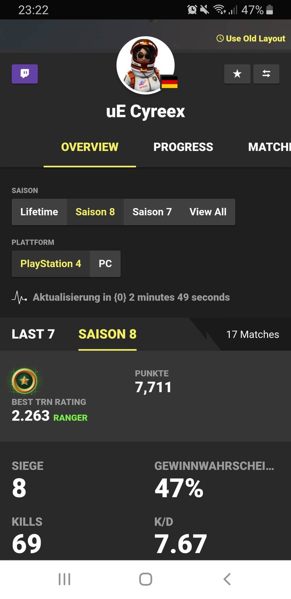 cyreexYT's tweet photo. Ended up with a 7 Winstreak today❤Stats of season 8 after one day #Fortnite https://t.co/alsdTo6VU1