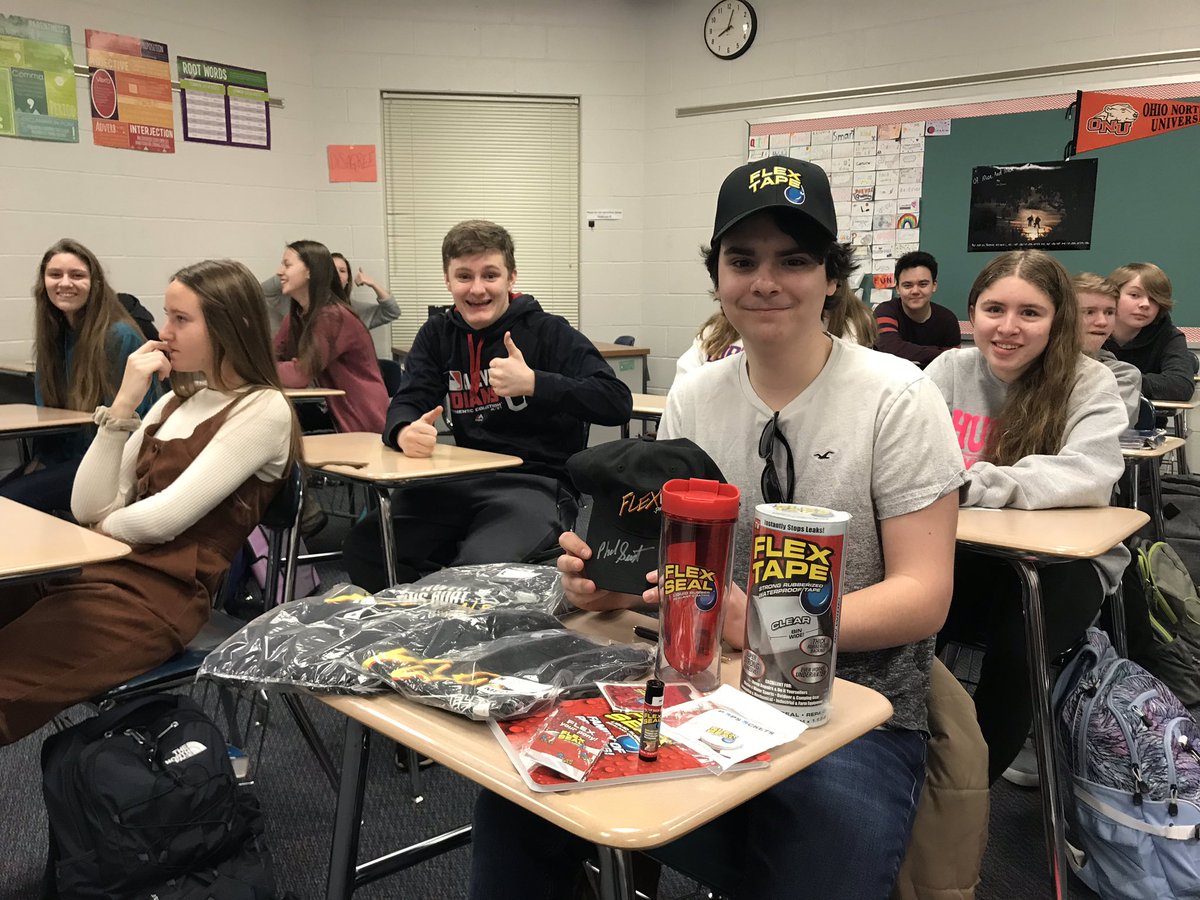 ChiwakiTalkie's tweet image. Many thanks to @philswiftontv  of @GetFlexSeal for sending Connor P. some cool gear (including an autographed baseball cap!) in response to his business letter assignment for English class!! #FlexSeal #RollHUD