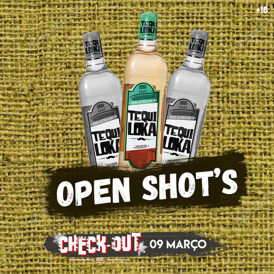 Check_out_Prod's tweet image. OPEN SHOT's!
.
PRA FECHAR COM CHAVE DE ALCOOL!
.
Teremos rodadas de tequila passando de hora em hora durante o evento!🔥
.
.
.
Vendas⬇🔥:
-Comissários (@Porrayan1 / @Lolitacomvodka / @beffudido)
.
.
#Checkoutpub
#Checkopen
#Carnavraaaaau
#Openshot