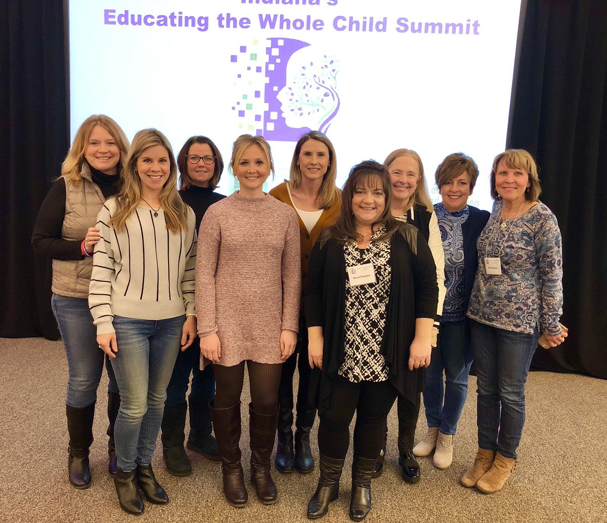 LCHS_Guidance's tweet image. The LCSC team just finished up at the Indiana Educating the Whole Child Summit!  Already planning to use the information on social emotional learning/mental health.  There are so many benefits to students!!💙